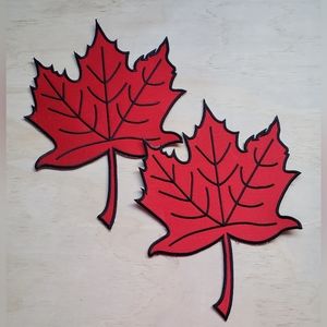 Maple Leaf - Hockey Jersey Crest Patch